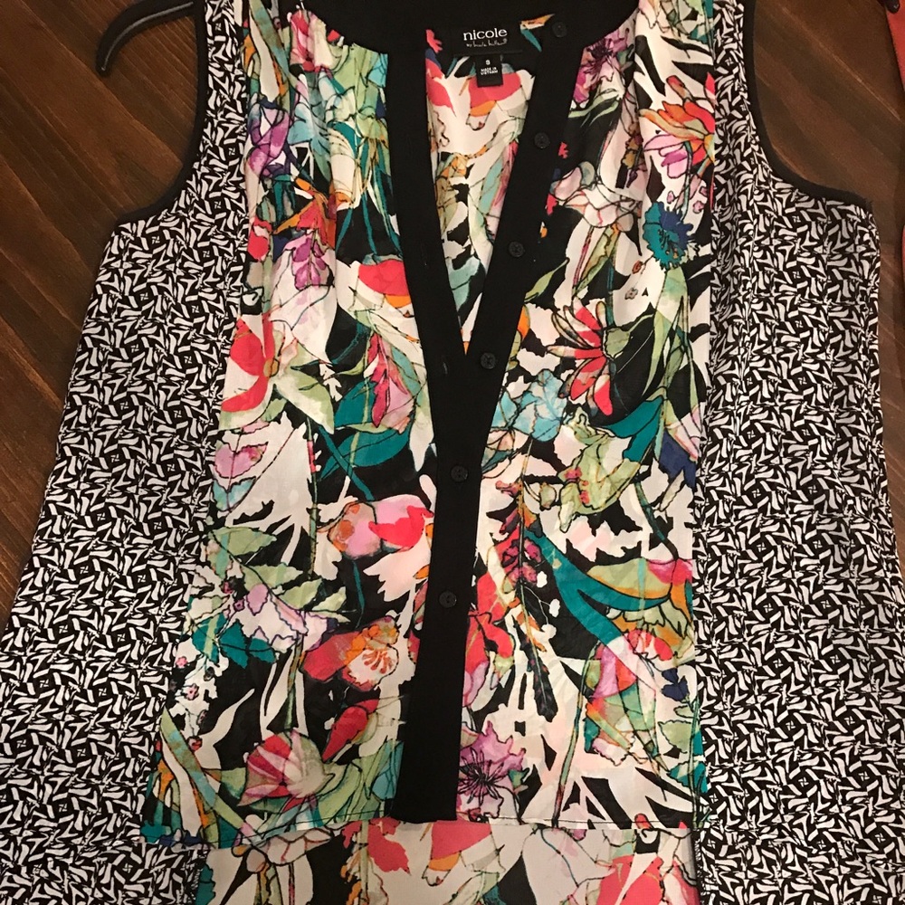 High-low blouse
